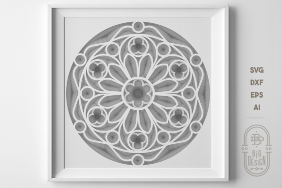 3D Layered Mandala Paper Cut Project: Elevating Shadow Box Art with Precision and Depth