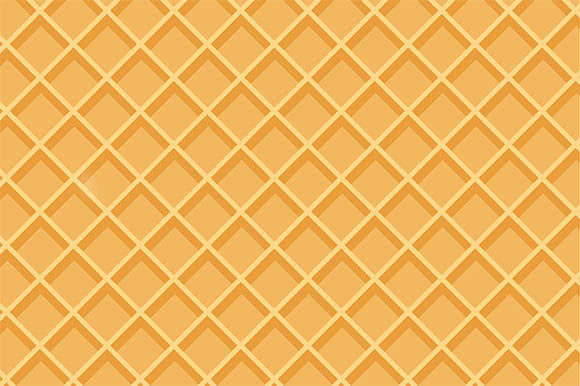 3D Waffle Background Paper Cutout