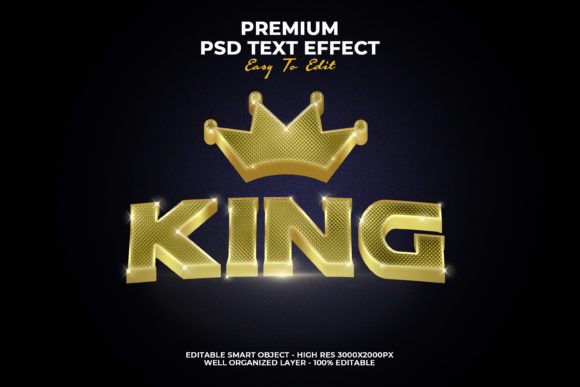 Gold King 3D Text Style Effect: A Practical Evaluation for Designers and Creators