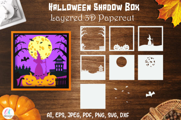 Halloween Shadow Box Svg, 3d Layered: A Comprehensive Guide to Crafting Depth and Atmosphere