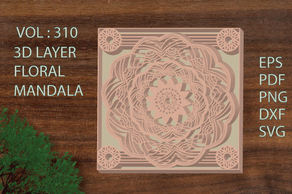 Mother’s Day 3D Floral Mandala Art