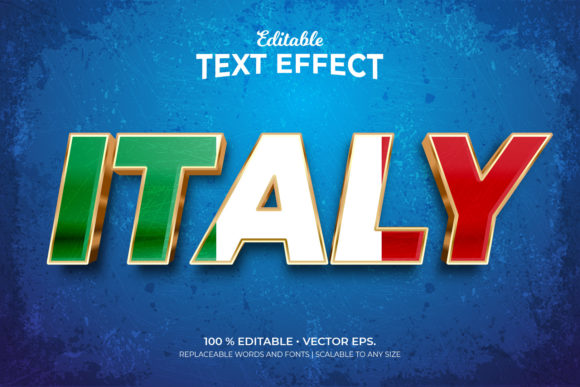 Revitalizing Brand Identity with Italy 3D Style Editable Text Effects